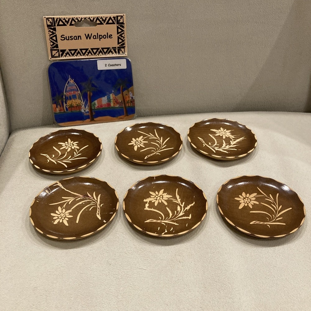 Vintage Coaster‎ Lot + 2 New Susan Walpole Coasters